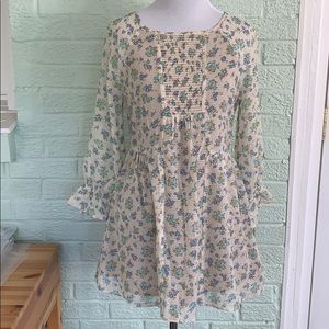 NWT Free people floral mini dress/ tunic US0